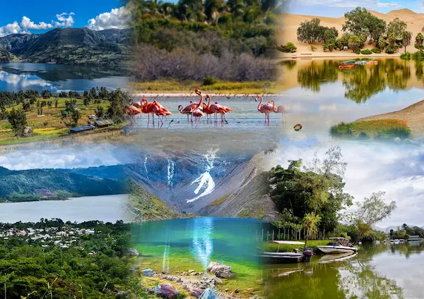 lago 7 cores turismo natural biodiversidade paisagens coloridas ecossistemas Peru